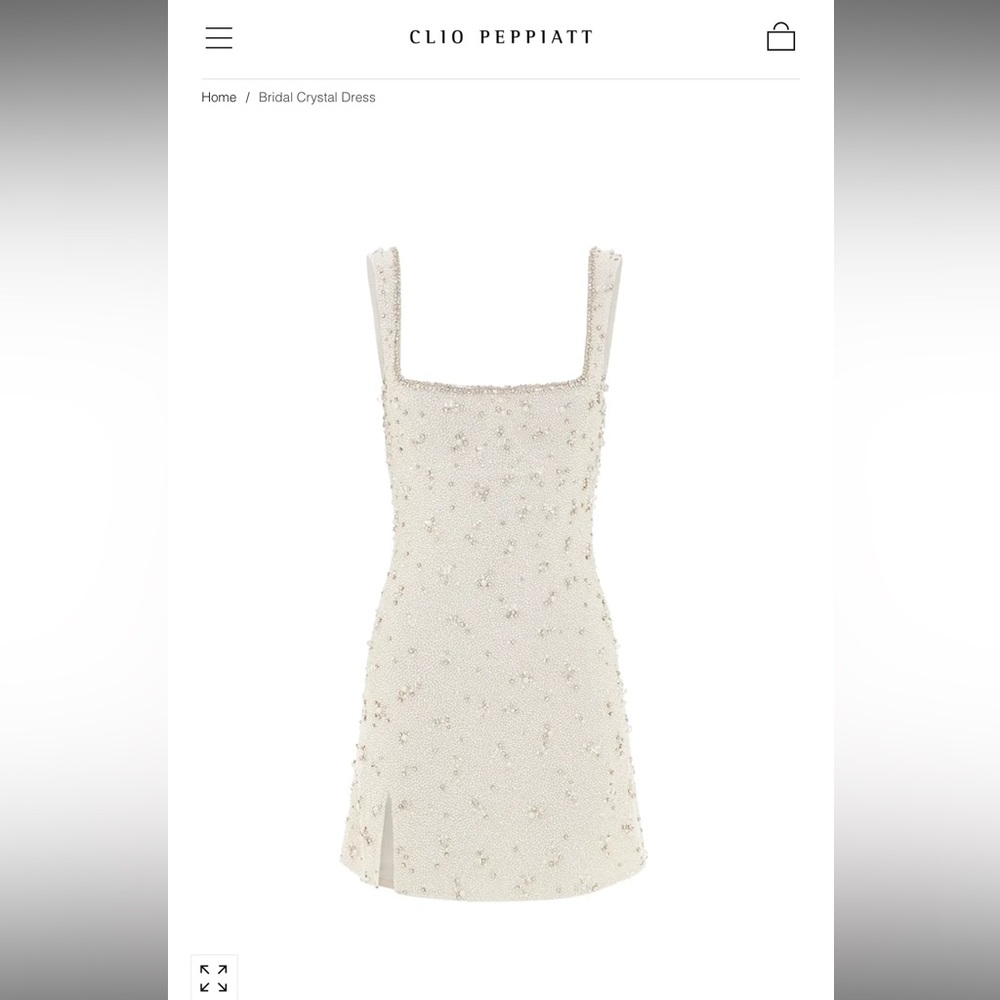Clio Peppiatt Bridal Crystal dress